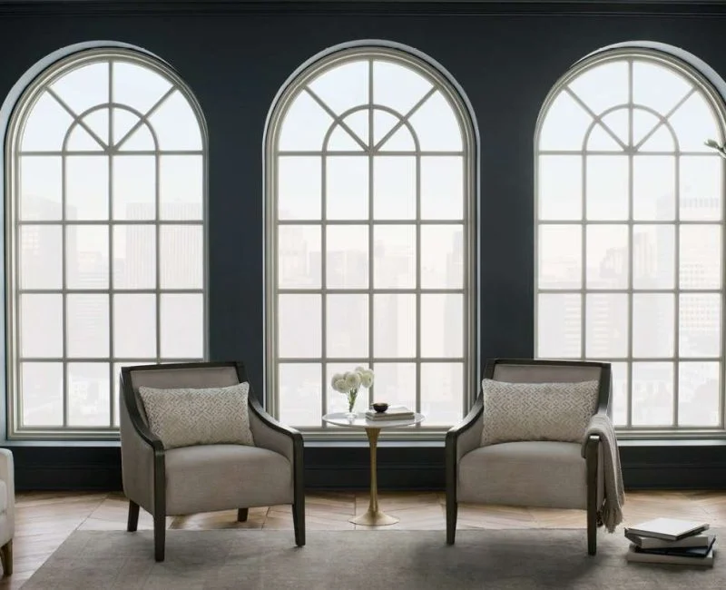 uPVC Arch Window Interior