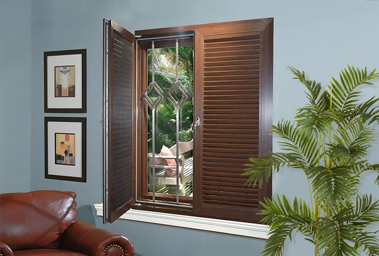 uPVC Louver Window Interior